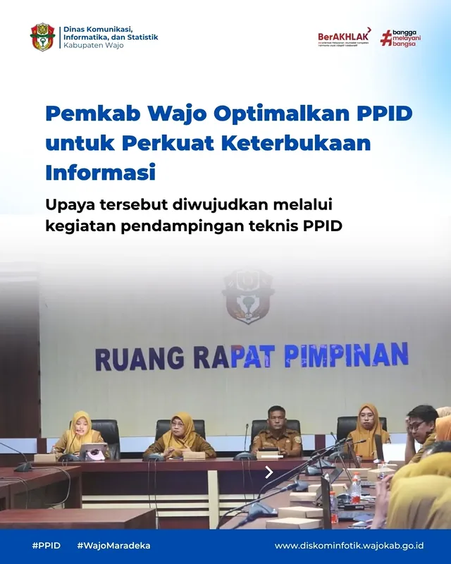 Pemkab Wajo Optimalkan PPID untuk Perkuat Keterbukaan Informasi