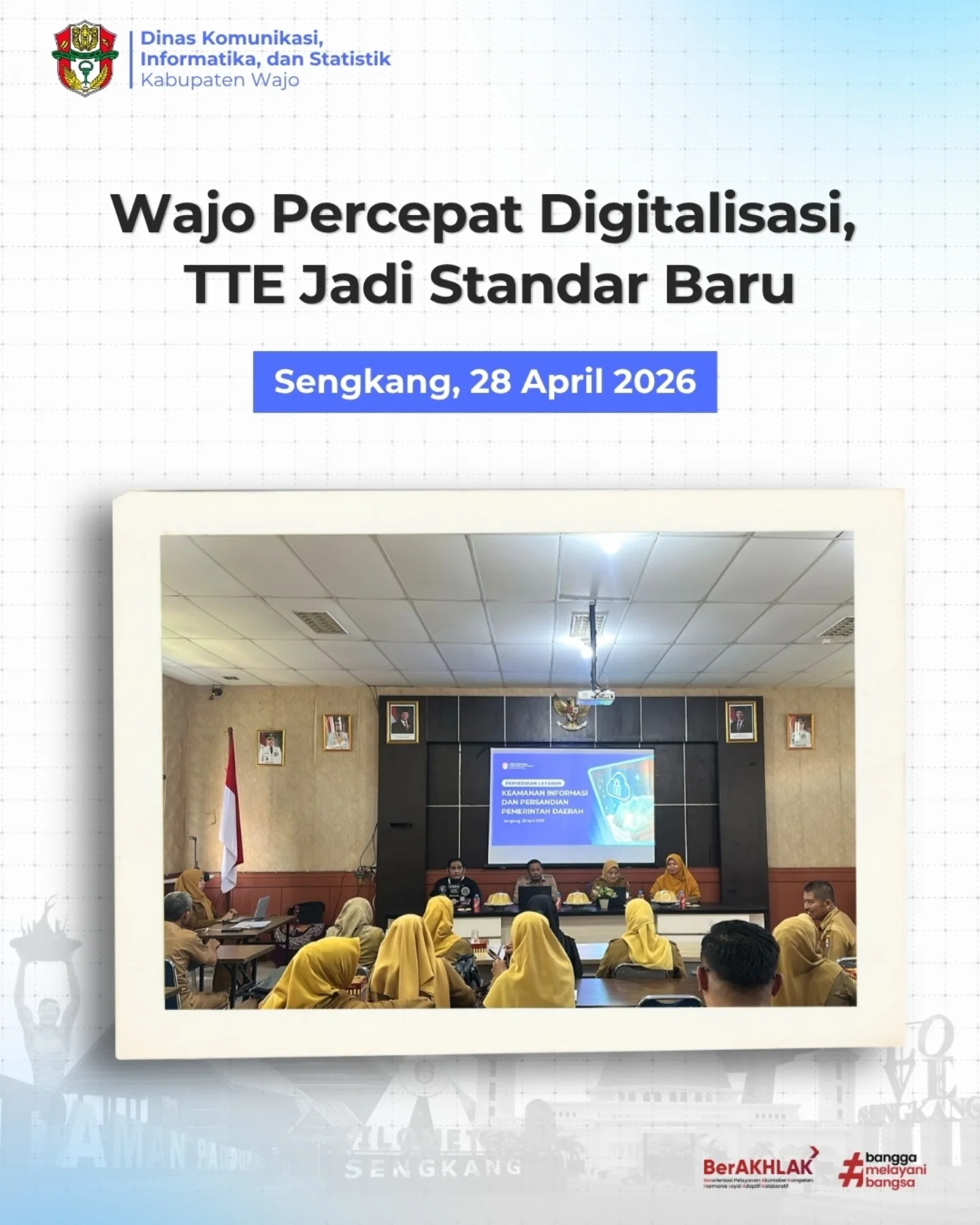 Wajo Percepat Digitalisasi TTE jadi Standar Baru